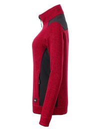 Fleece Jacke Damen Rot